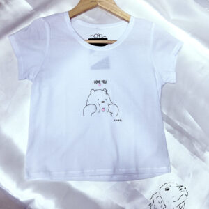 Polo Manga Corta Cuello Redondo I Love U