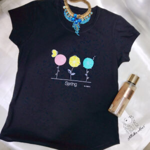 Polo Manga Corta Diseño Dandelion